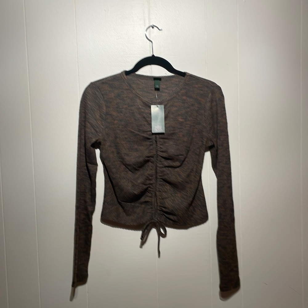 Wild Fable Long Sleeve Crop Top